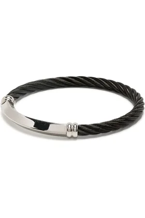 Charriol Better Half logo-engraved bracelet