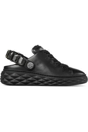 Jimmy Choo Diamond Sling leather sneakers