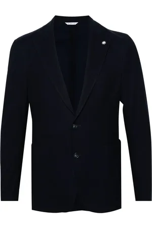 Manuel Ritz Honeycomb single-breasted blazer