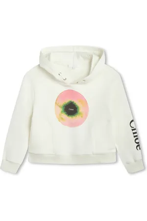 Chloé Graphic-print organic cotton hoodie