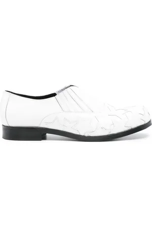 Stefan Cooke Star-patch leather loafers