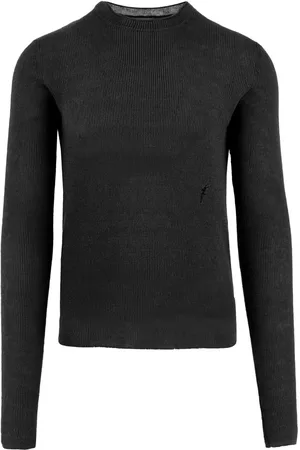 Salvatore Ferragamo Ribbed-knit linen jumper
