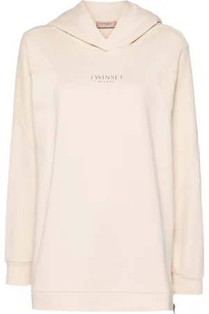 Twin-Set Logo-lettering hoodie