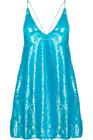Ganni Sequin slip mini dress