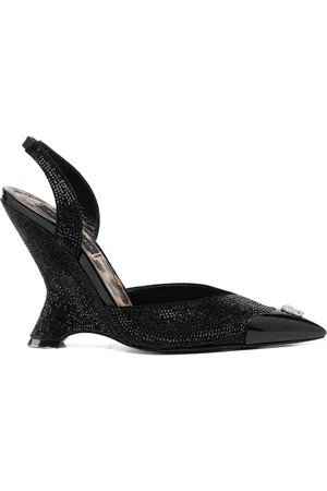 Philipp Plein Decollete 105mm crystal-embellished pumps