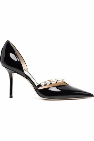 Jimmy Choo Aurelie 85mm pearl-embellished pumps