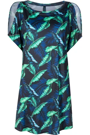 Lygia & Nanny Allat leaf-print tunic