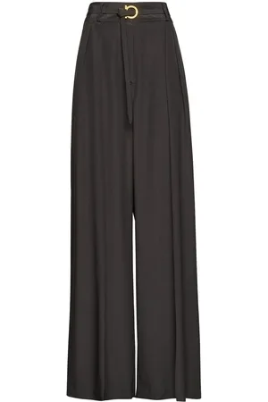 Salvatore Ferragamo Belted palazzo trousers