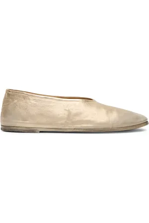 MARSÈLL Coltellaccio leather ballerina shoes