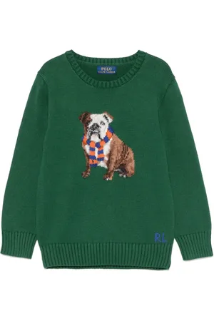 Ralph Lauren Dog-intarsia sweater