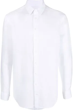 Giorgio Armani Button-up linen shirt