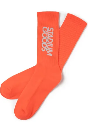 Stadium Goods Logo "Infrared" crew socks