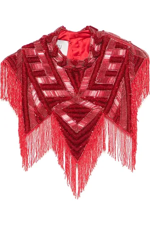 Atu Body Couture Bead-detailed top