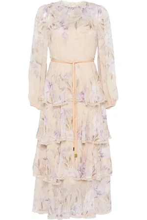 ZIMMERMANN Eden Lace Edge midi dress