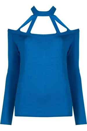 Gloria Coelho Asymmetric off-shoulder jumper