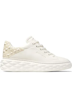 Jimmy Choo Diamond Maxi pearl-embellished sneakers