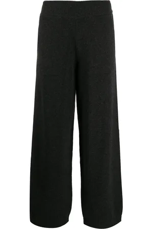 Barrie Flared knitted trousers