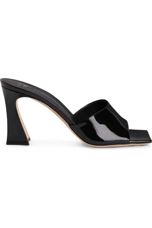 Giuseppe Zanotti 85mm patent-finish leather mules