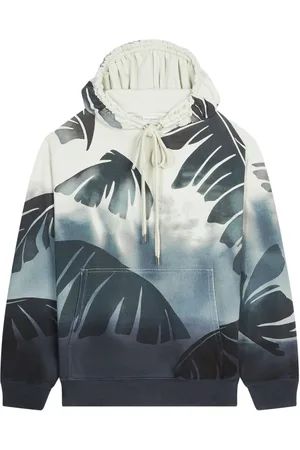 DRIES VAN NOTEN Palm print hoodie