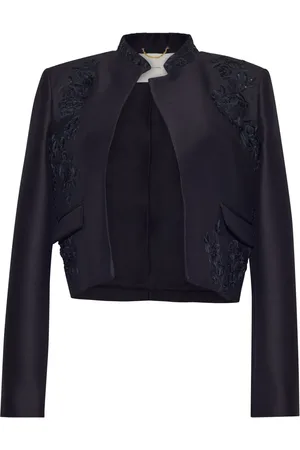 ADAM LIPPES Embroidered Radzimir wool bolero
