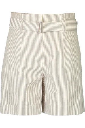 Brunello Cucinelli Belted tailored short