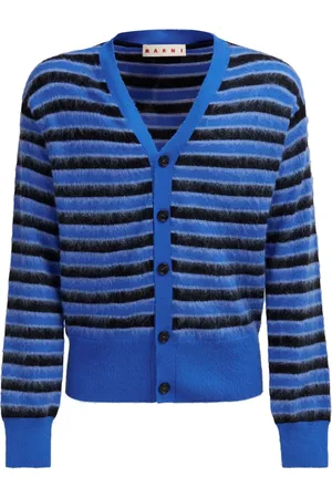 Marni Striped V-neck cardigan