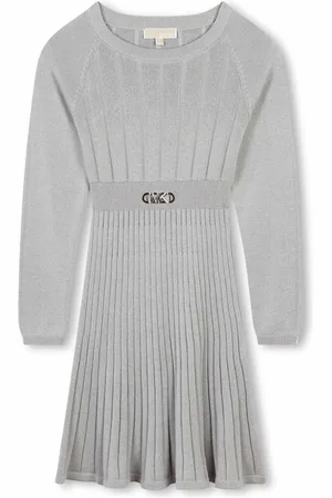 Michael Kors Logo-plaque knitted dress