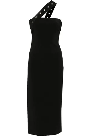 Patrizia Pepe Eyelet-detail midi dress