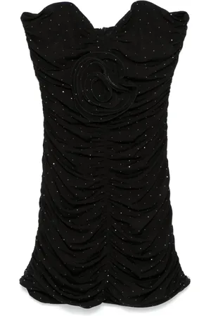 NISSA Floral-appliqu?? mini dress