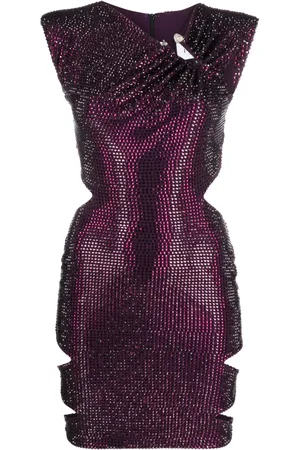 Philipp Plein Crystal-embellished minidress
