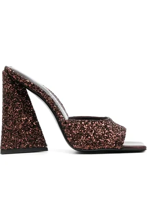 The Attico Devon sequin-embellished sandals