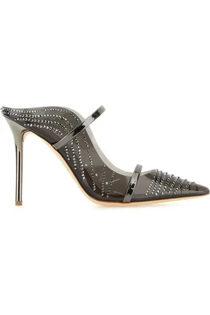 MALONE SOULIERS 100mm Maureen embellished leather mules