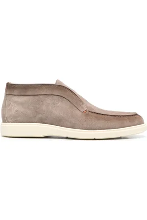 santoni Slip-on suede boots