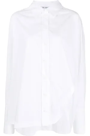 The Attico Diana asymmetric button-up shirt