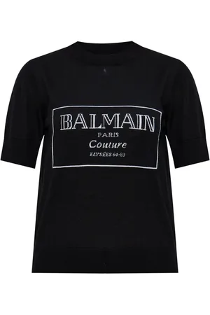Balmain Logo-print knit T-shirt