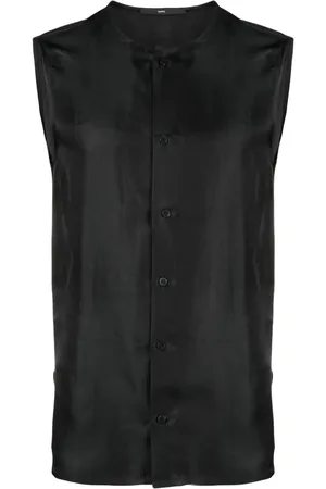 SAPIO Sleeveless satin shirt