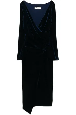 CHIARA BONI Knot-detail midi dress