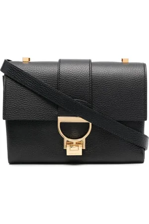 Coccinelle Arlettis pebbled-leather satchel