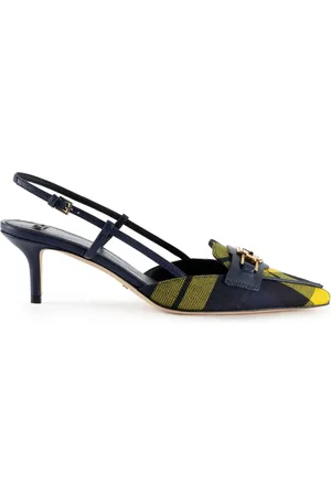 Elisabetta Franchi Tartan pumps