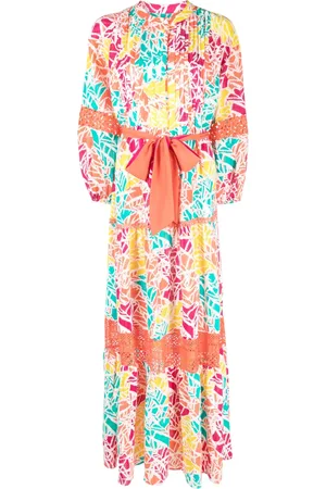 Diane von Furstenberg Graphic-print tied-waist dress
