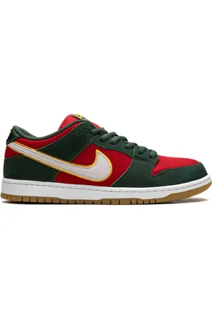 Nike SB Dunk "Seattle Sonics - "Fir/Fire Red/University Gold" sneakers