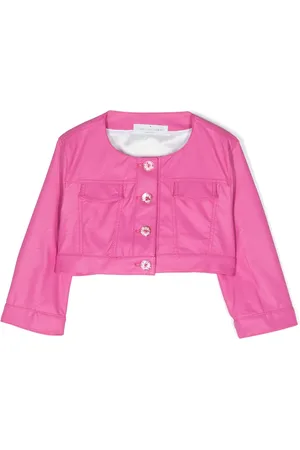 COLORICHIARI Cropped buttoned jacket