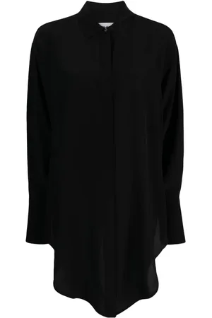 Victoria Beckham Wrap Front silk shirt