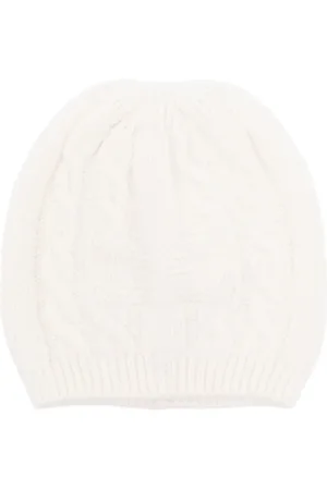 Elisabetta Franchi Cable-knit beanie hat
