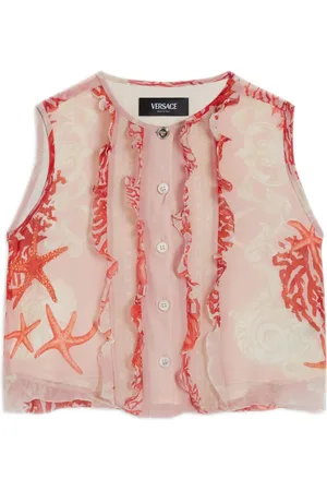 VERSACE Medusa Head-motif silk shirt
