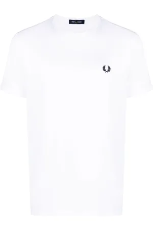 Fred Perry Logo-embroidered cotton T-shirt