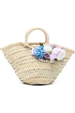COLORICHIARI Floral-appliqu?? tote bag