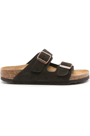 Birkenstock Arizona suede slides