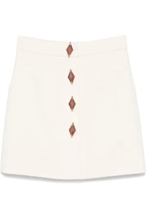 Roberto Cavalli Gem-embellished mini skirt