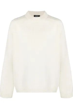 A.P.C. Ribbed-knit wool blend jumper